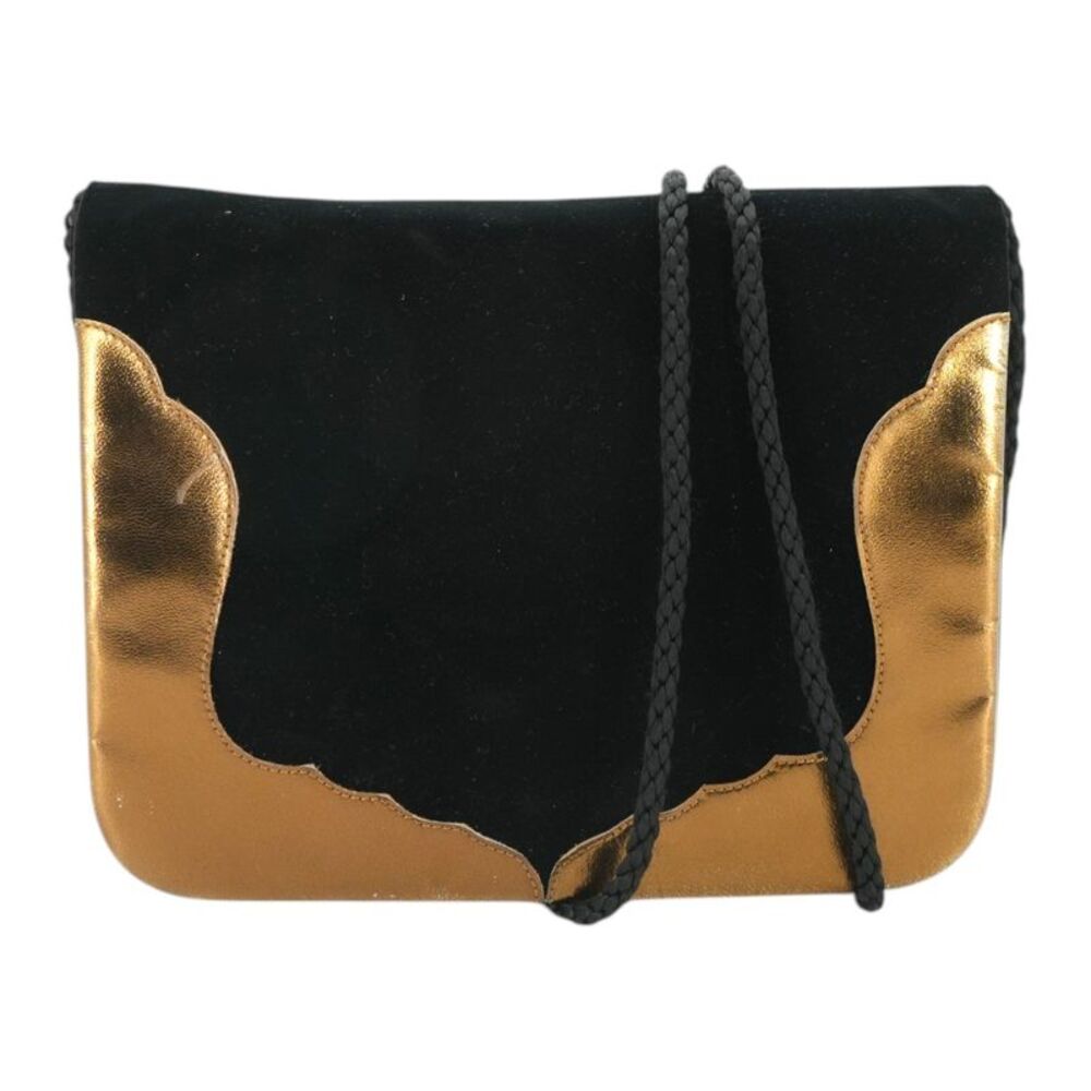 Yves Saint Laurent Vintage Velvet Crossbody Bag Evening Bag